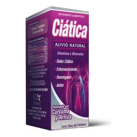 Ciática | Alivio Natural De Dolor Y Nervios | 60 Tabs