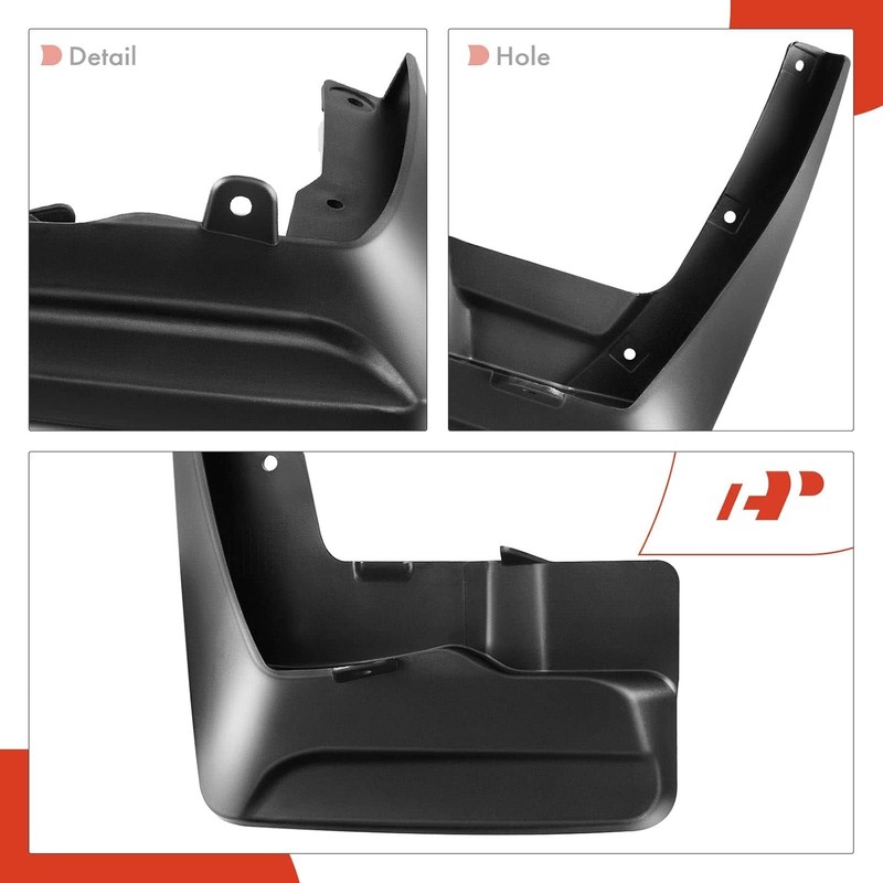 A-Premium Mud Flaps Compatible with Toyota Sienna 2011-2017 Van, No