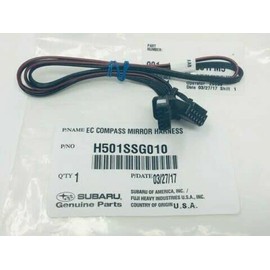 Subaru OEM 14-16 Compatible Forester Auto Dimming Mirror w/Compass Wire Harness H501SSG010