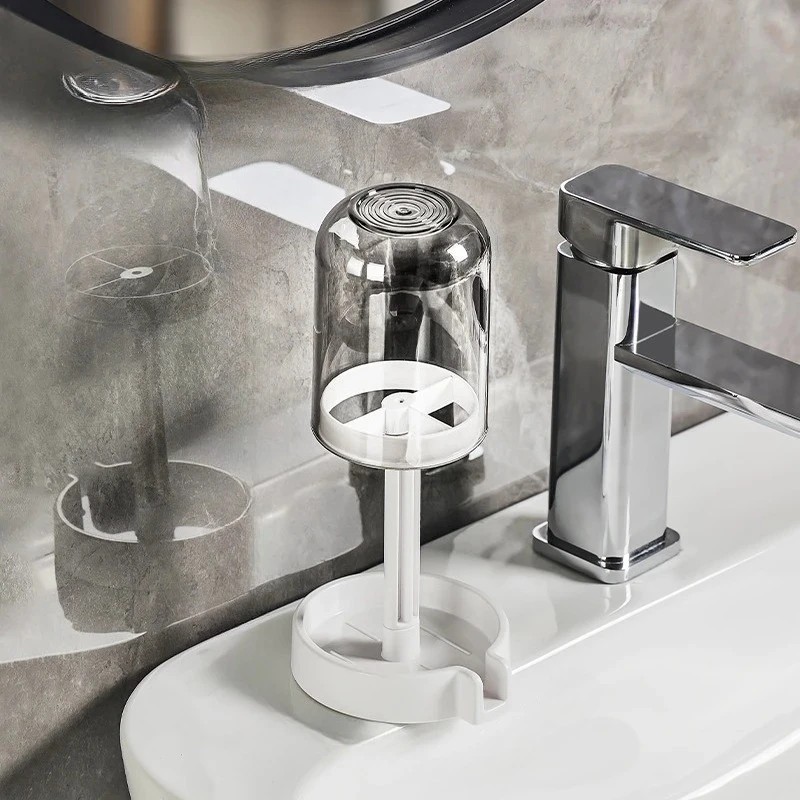 Toothbrush Holder with Dust Cover for Bathroom - Drainage Toothbrush
