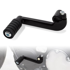 WOWTK Shift Lever + Shifter peg for Harley '04-'22 Sportster XL 1200 883 w/Mid-Controls,Black