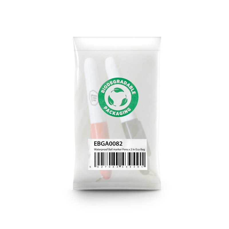 Masters Golf Waterproof Ball Marker Pens x 2 In Eco