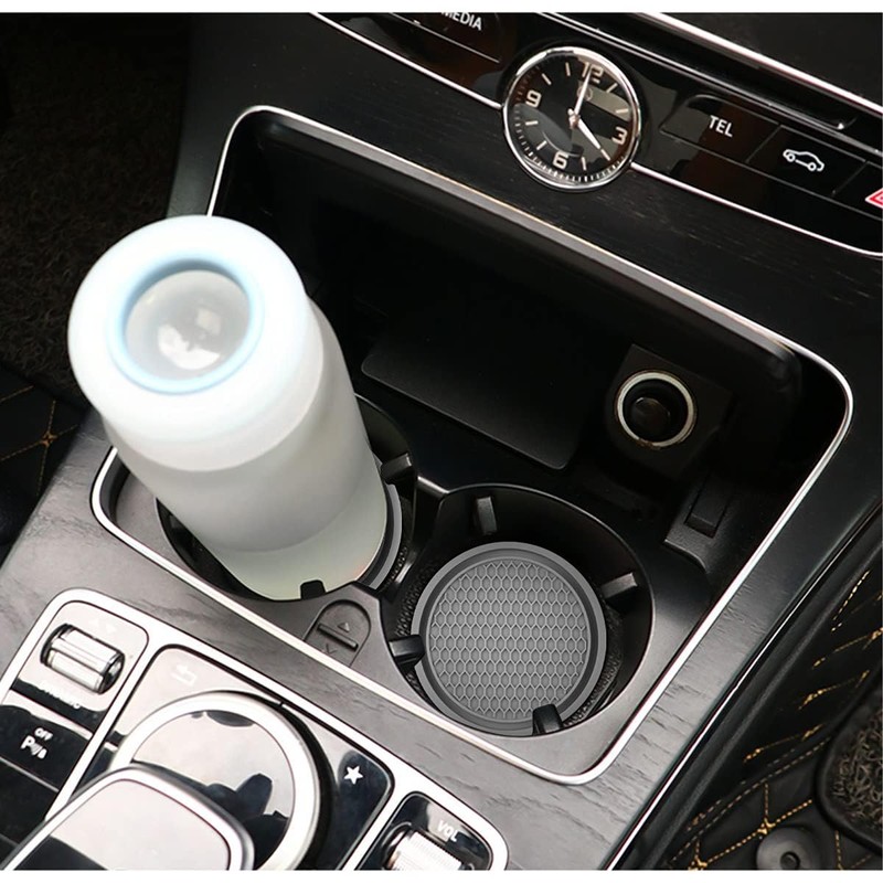 Car Cup Holder Coaster, 4 Pack 2.75 Inch Diameter Non-Slip