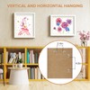 AFEION 2 Pack Kids Art Frames, Kids Artwork Frames Changeable 8 x10.5 with Mat and 9 x12 Without Mat, White Front Opening Children Picture Storage Frame for Wall Holds 50Pcs Crafts, Drawing, Art Projects