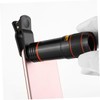 Gadpiparty 2pcs Telephoto Clip Phone Lens Macro Camera Lens with