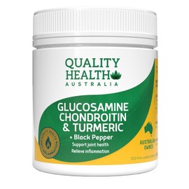 Quality Health Glucosamine Chondroitin & Turmeric Tab X 100