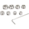 Depth Stop for Drill, XiXiRan 8-Piece Positioner Ring Positioner Depth