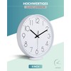 LATENO - Wall clock to stand up or hang up