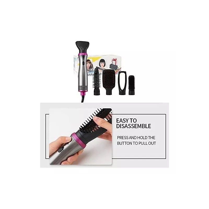 Cepillo Secador De Pelo Simeiyue Multifuncional+accesorios