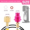 NISHZHU CO2 Adaptor High Pressure Hose 1.5 m, Adapter Direct