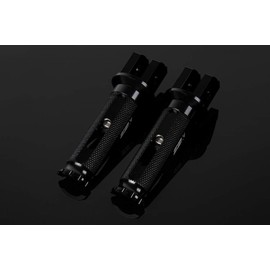 SSK machined aluminum step racing type for riders, Mounting part color: Black, Step bar color: Black KAWASAKI Z125 PRO 2016-2017 NINJA250 2013-2017 Z250 2013-2014