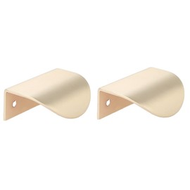 2 x Door Handles 60x44mm Leaf Shape Kitchen Cabinet Drawer Cabinet Handles Knobs Hardware Decorative Furniture