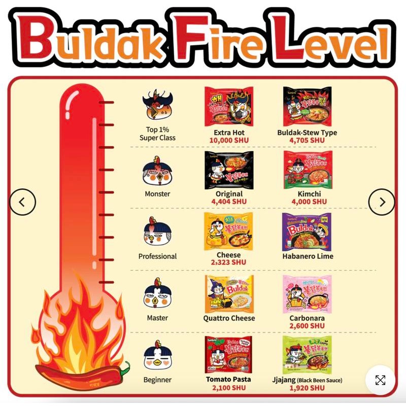 [10 Pack Box] Samyang Buldak Chicken Ramen 10 Flavor Combo