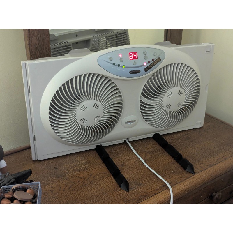 Bionaire 3D Printed Window Fan Unit Stands, Mounts, or Stabilizer