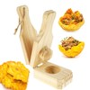 Daiilg Wooden Tostonera Plantain Banana Smasher Maker Plantain Smasher Plantain