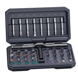 42 in 1 Screwdriver Set with Magnet, DIY Ratchet Screwdriver Set, Multi Bit Magnetic Drive Set with Detachable Ratchet Handle