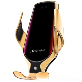 15W Clamping Wireless Automatic Fast Charging Charger Car Mount Phone Holder