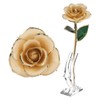 Gold Rose 24K Gold Plated Rose Gift Ornament for Birthday