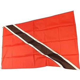 Zac's Alter Ego 5 x 3 Feet Large Trinidad & Tobago Flag - Great for Carnivals & Festivals