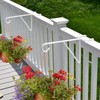 Zacool Vinyl Fence Hooks-2 Pack 5 x 10 Inches Over