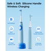 SEAGO Kids Electric Toothbrushes for Ages 5-8 with 2 Sizes