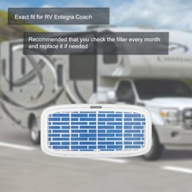 RV Air Conditioner Filter - 12.875" x 5.5" RV AC Replacement Filter for Entegra Coach and Fifth Wheel MERV 8 Air Filter (2 Pack)