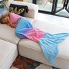 Catalonia Classy Mermaid Tail Blanket, Soft Warm Plush Fleece Sleeping