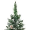 FAMIROSA 7 ft Artificial Slim Christmas Tree with Stand Faux