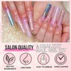 Makartt Poly Nail Gel Kit with UV LED Lamp, Clear