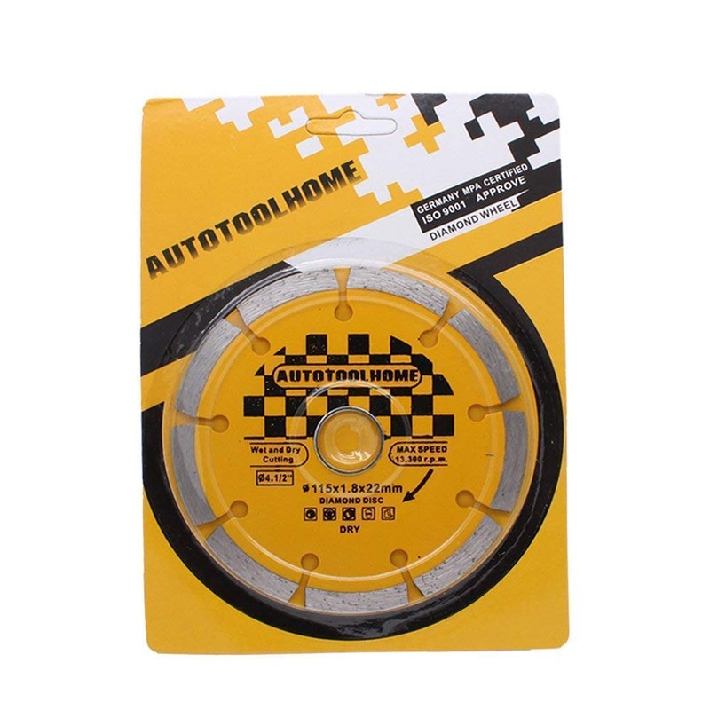 AUTOTOOLHOME 4 1/2-inch Diamond Saw Blades Angle Grinder Cutting Wheel