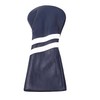 Golf Headcover Driver DR Cover Waterproof with Conversion Doug Solid Color Single Item (Navy Blue)