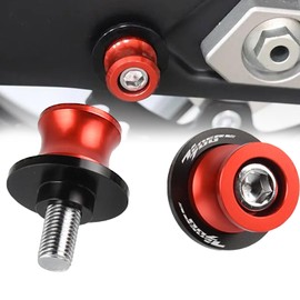 YIEBA Slider Swing, M6 CNC Aluminium Alloy Swing Arm Spool for Tenere 700 2019-2023 XTZ690 XTZ 690 2019 2020 T7 Tenere 700 Rally Edition 2022-2023 (Red)