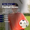 Splay Duo Football Gloves Size 10,Provides Ball Control & Grip,
