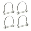 Pack of 4 Trailer Coupler Pin, Wire Lock Pin, 316
