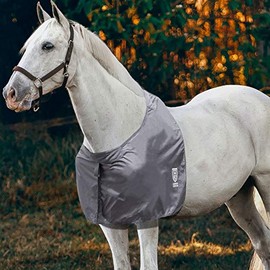 Harrison Howard Horse Shoulder Guard Anti-Rub Bib Chest Saver Wither Protector Charcoal Grey