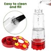 Plastic Hummingbird Feeders for Outdoors Hanging Ant and Bee Proof,