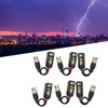 6Pcs Video Power Balun 8MP Anti Thunder Transmitter for CVI/TVI/AHD/CVBS