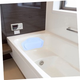 Healvian 2-Pack Luxury Bath Pillow Suction Cup Bathtub Spa Pillow for Head Neck Support Random Color