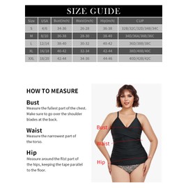 Ocean Blues Women's White Push Up Swimuit Top Vneck Tankini Top Only Size Large