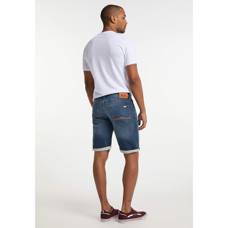 Mustang Men's Regular Fit Chicago Short Jeans, Denim Shorts (Chicago