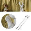 Amviner 16 Inches Puppets Arm Control 2pcs, Metal Rod Puppet