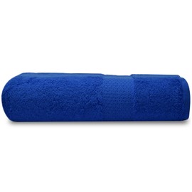 Towelogy® Premium Large Hand Towels Set 100% Combed Ring Spun Cotton Quick Dry & Super Absorbent Hotel Quality Multipurpose for Bathroom Spa Gym & Travel Size 50x85cm (Navy Sapphire, Pack Of 1)