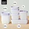SmartStore Food Storage Containers 0.75L Set of 4 - Suitable