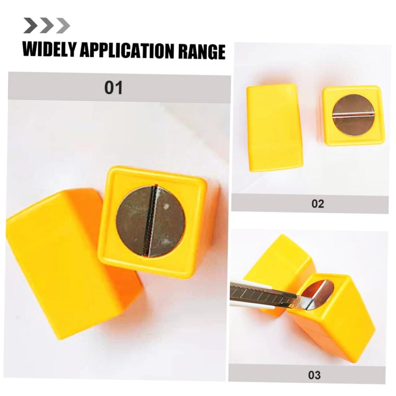 Baluue 2pcs Waste Blades Storage Box Lightweight and Compact Broken