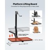 VEVOR Hitch Deer Hoist with Lifting System Platform, 300 lbs