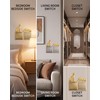 2 Pack 3D Resin Gold Cheetah Light Switch Wall Decor