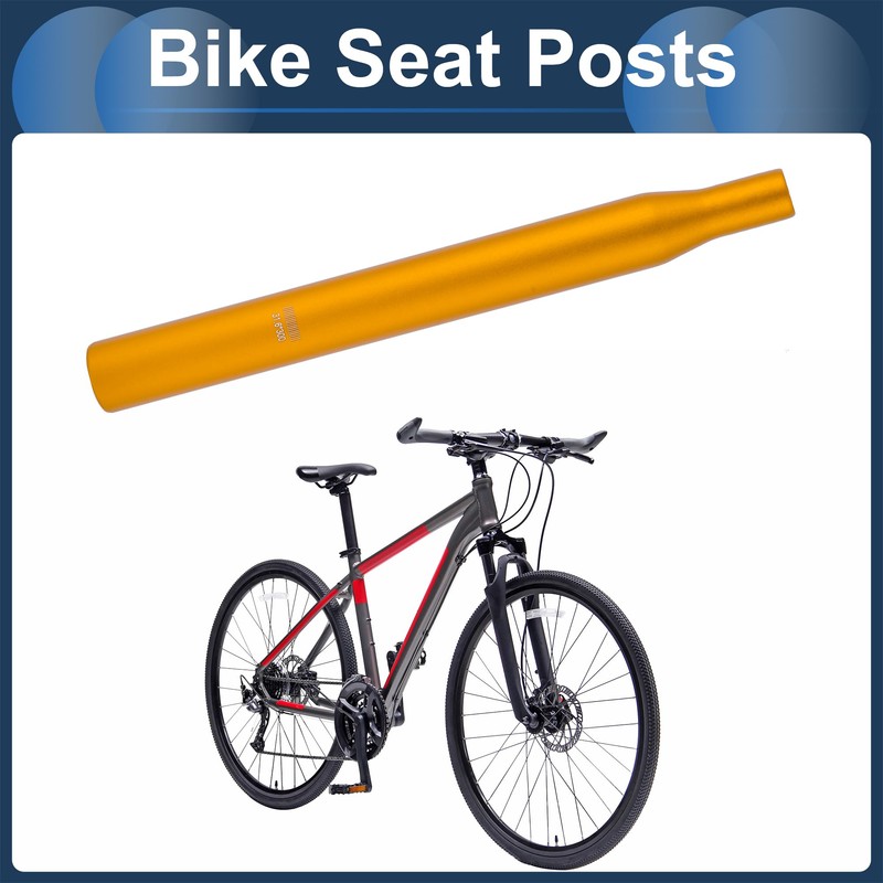 INFINAUTO Bicycle Seat Posts 31.6 x 300 mm Aluminium Alloy