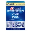 Crest - 3D White Whitestrips Vivid Plus, 24 Tiras