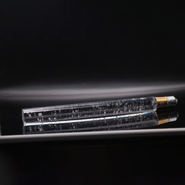 VIZBMYR 13.7" Crystal Decorative LED Light Bulbs 5 Watt(Equivalent 40w),Fancy Unique Pretty Light Bulb E26 Base, Three Color Lightbulbs for Staircase,Bars, Ambience (FP-16B-300, 1PC)