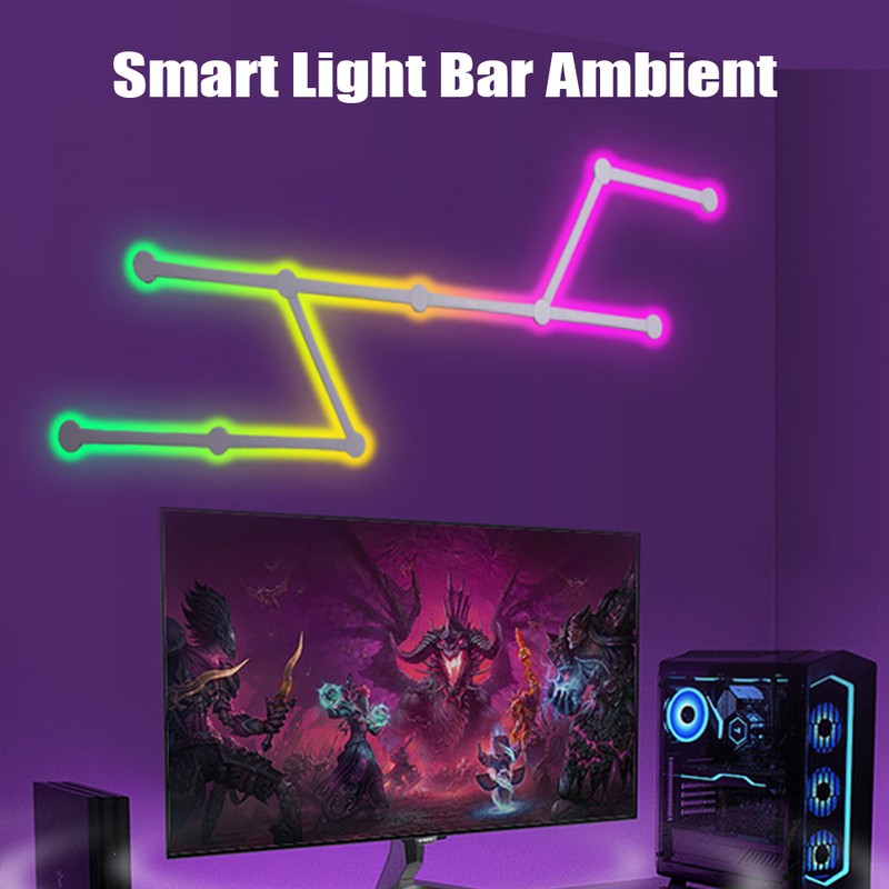WIFI LED Smart Wall Lamp APP Control Light Bar DIY